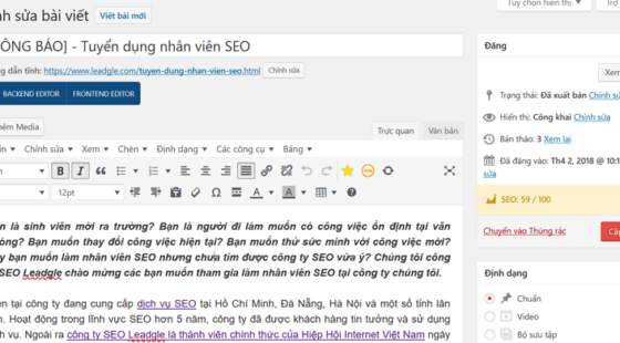 Cách đưa tin tuyển dụng lên Google việc làm